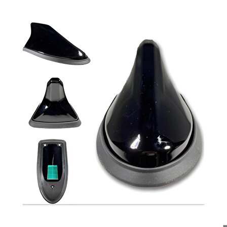 Fiat Doblo Uyumlu Köpek Balığı Balık Sırtı Shark Anten Siyah
