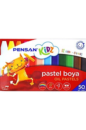Kidz Pastel Boya 12 Renk Pe98060pb12r
