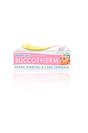 Buccotherm Diş Çıkarma Kiti 0-2 Yaş Organik Sertifikalı 50 Ml + Sarı Diş Fırçası