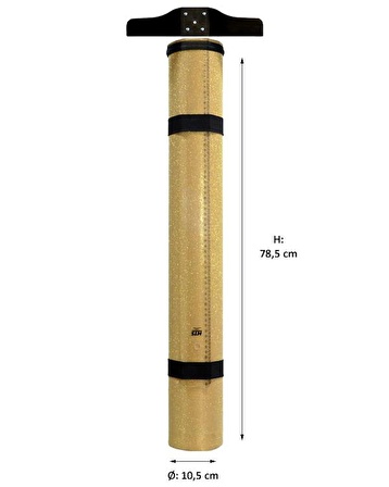 Yuga Suni Deri Proje Tüpü 10,5 cm Altın Sarısı