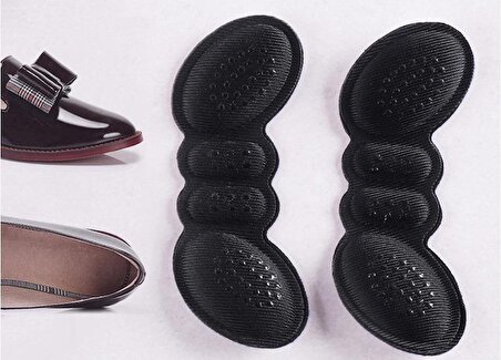 3 mm Siyah Ayakkabı Daraltan Ped Ayak Topuk Vurma Önleyici Sünger