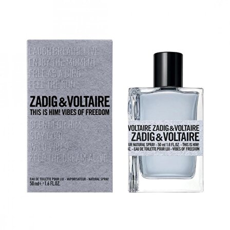 Zadig&Voltaire This is Him! Vibes of Freedom EDT 50 ml Erkek Parfümü