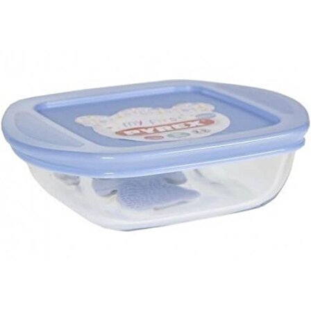 PYREX 210PAV3/6246 KARE MAVİ KPKL SKLM KABI 0,35 L