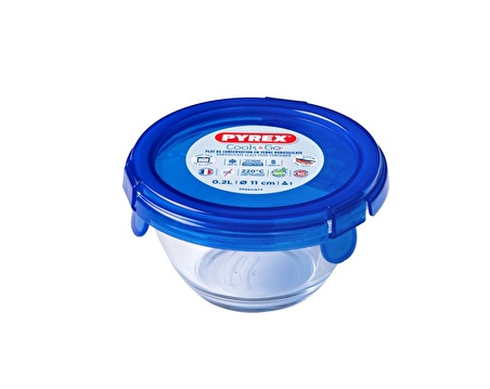 PYREX 894PGPB/7040 KAPAKLI SAKLAMA KASESİ  0,2 L