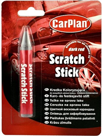 CarPlan Scratch Stick / Çizik Giderici Maskeleyici Mum (Koyu Kırmızı)