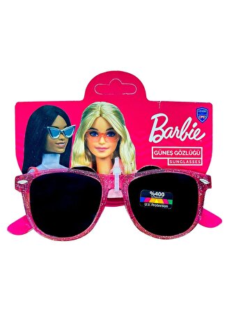Barbie Simli Damla Pembe Çocuk Güneş Gözlük UV400