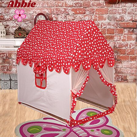 Abbie Rüya Evi Çocuk Oyun Çadırı Kırmızı Ry - K