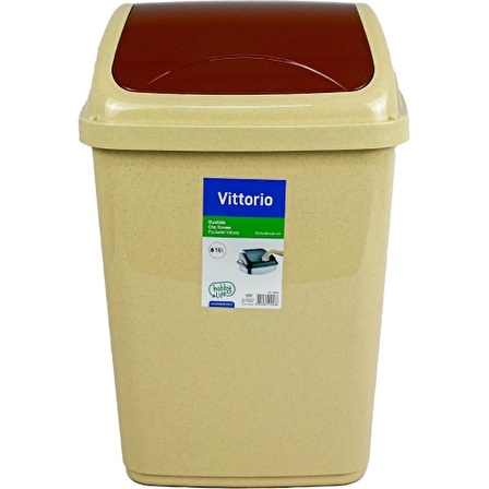 HOBBY LİFE 16 LT VİTTORİO DUSTBIN ÇÖP KOVASI