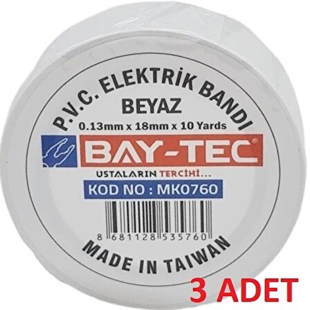 BAY-TEC ELEKTRİK BANDI 3 ADET