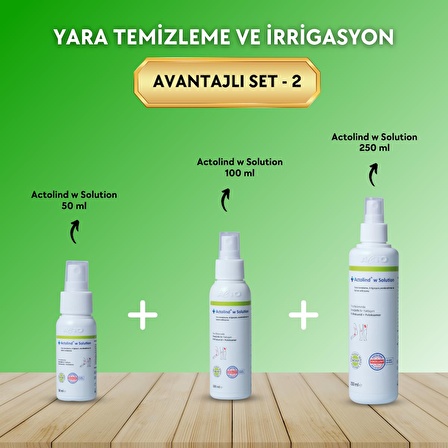 ACTOLIND® w SOLUTION 50 ml + 100 ml + 250 ml Yara İyileştirme Solüsyonu