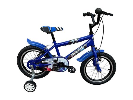 Bebeto Robocop 16 Jant Lüx Çocuk Bisikleti Mavi 4-7 Yaş