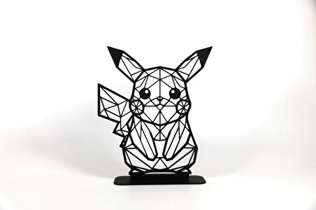 Pikachu Pokemon 15cm Plastik Masa Süsü Masa Dekorasyonu