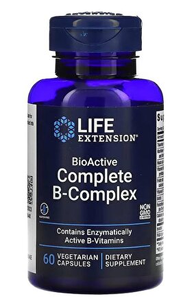 Bioactive Complete B-Complex, 60 Vegetarian Capsules