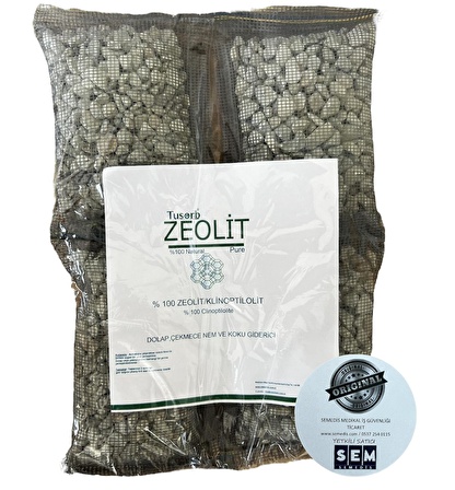 Semedis - Tusorb Zeolit Koku ve Nem Alıcı Taşlar 4 lü paket  (4*100gr)