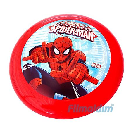Spiderman Örümcek Adam Frizbi Plaj Oyuncak 23 cm Çapında