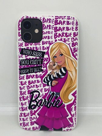 Iphone 11 Uyumlu Barbie Baskılı İçi Kadife Lansman Kılıf