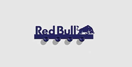 Redbull Anahtar Tutucu Duvar Askısı Mavi 20cm