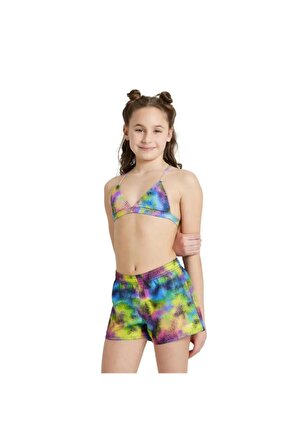 Beach Short Allover Kids' Swimsuit Kız Çocuk Yüzücü Şortu