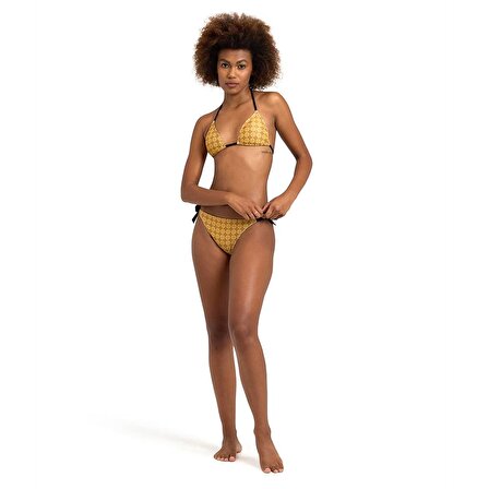 50Th Gold Triangle Kadın Sarı Yüzücü Bikini 006184