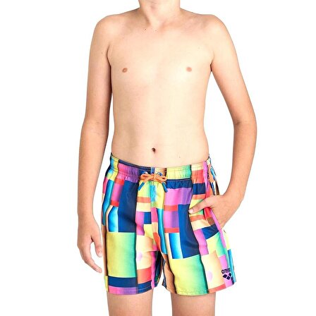 Aren Boy's Beach Boxer Allover Erkek Çocuk Deniz Şortu 006225250