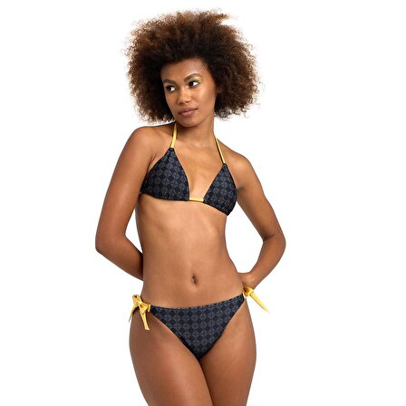 50Th Triangle Kadın Siyah Yüzücü Bikini 006186