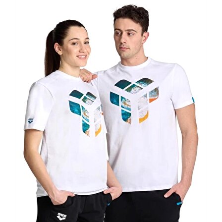 Planet Water Unisex Beyaz Günlük Stil T-Shirt 006811100