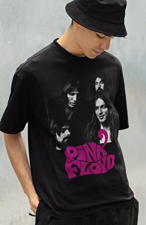 Pink Floyd Fotograf Baskılı T-shirt, Unisex Rock Metal Müzik Temalı Tişört
