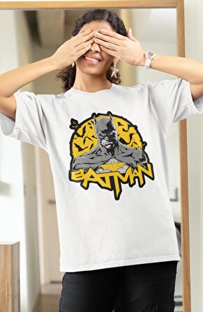 Batman Baskılı Tshirt, Unisex DC Comics Karakteri Baskılı Tişört