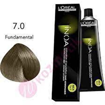 Loreal İNOA Saç Boyası 7,0 Doğal Kumral Amonyaksız 60ml