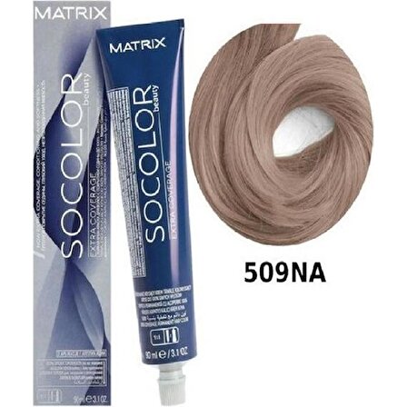 Matrix Socolor Beauty 509NA Very Light Brown Neutral Ash Saç Boyası 90 ml