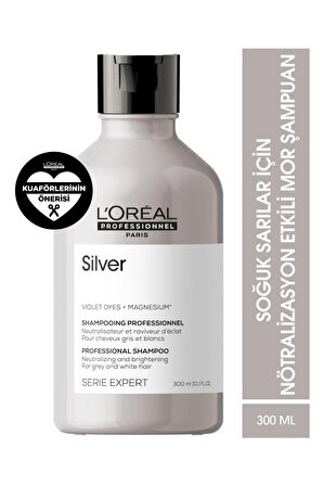 L'Oreal Professionnel Silver Boyalı Saçlar İçin Renk Koruyucu Mor Şampuan 300 ml