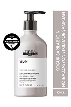 L'Oreal Professionnel Silver Boyalı Saçlar İçin Renk Koruyucu Mor Şampuan 500 ml