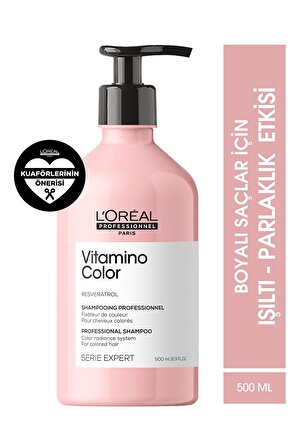 L'Oreal Professionnel Vitamino Color Boyalı Saçlar İçin Renk Koruyucu Şampuan 500 ml