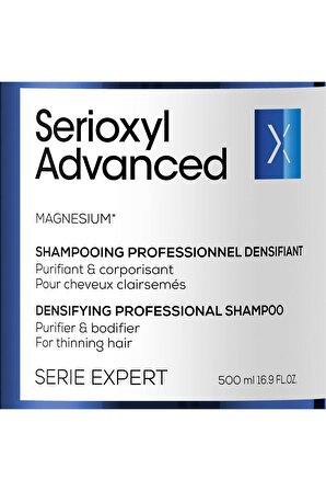 L'oreal Professionnel Serie Expert Serioxyl Advanced Incelmiş Saç Telleri Için Yoğunluk Kazandıran Şampuan 500ml