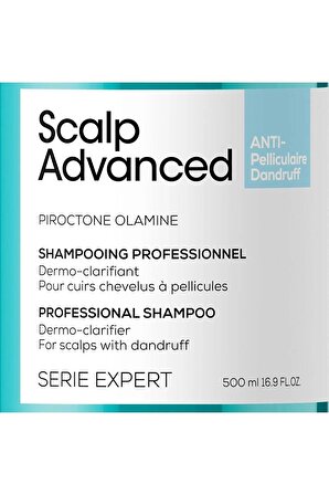 L'oreal Professionnel Serie Expert Scalp Advanced Kepek Karşıtı Profesyonel Şampuan 500ml