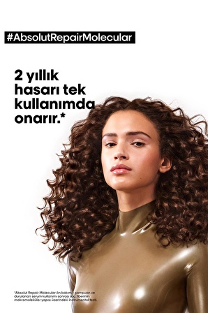 Loreal Professionnel Serie Expert Absolut Repair Molecular Tüm Yıpranmış Saçlar İçin Durulanmayan Maske 100 ml