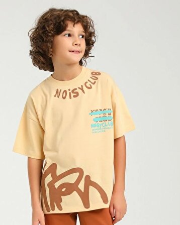 Escabel Krem Noisyclub T-Shirt ( 4-14 size )