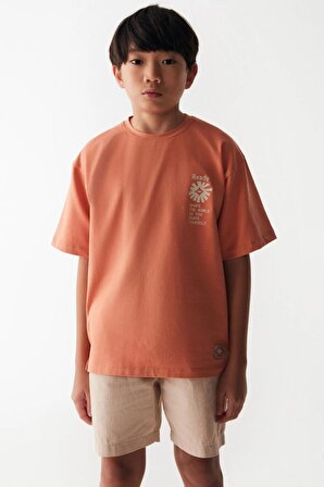Nk Turuncu Figür T-Shirt  ( 8-14 Size )