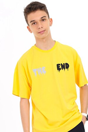 Marions Sarı The End  T-Shirt ( 9-14 Size )