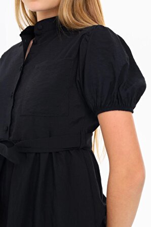 Marions Siyah Karpuz Kol Elbise ( 9-14 Size )