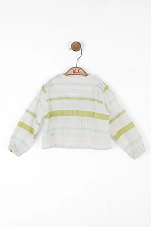 Nk Ekru-Yeşil Fresh Ceket  (1-4 Size)