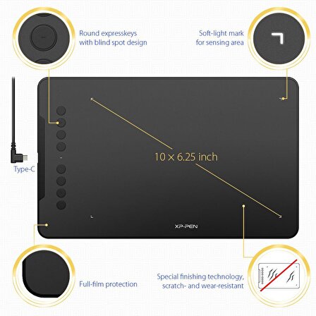 Xp-Pen Deco 01 V2 21.5 inç Grafik Tablet
