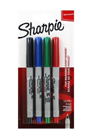 Sharpie Ultra Fine 4'lü Standard Renkler