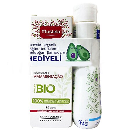 Mustela Maternite Nursing Comfort Balm Göğüs Ucu Kremi 30 ml + Yenidoğan Şampuanı 100 ml