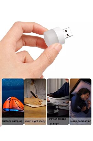 Pazariz Kamp & Gece Lambası Taşınabilir Mini Usb Led Işık