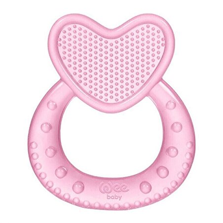 Wee Baby Kalpli Silikon Diş Kaşıyıcı Pembe / 912