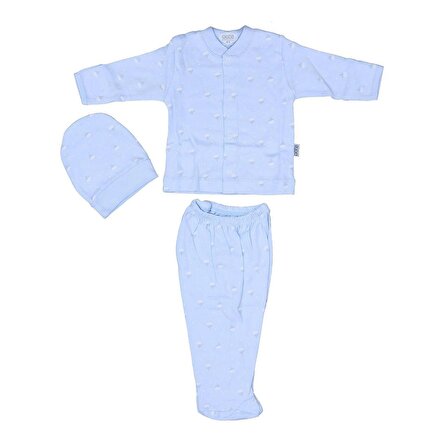 Sebi Bebe Bulutlu Bebek Pijama Takımı 2253