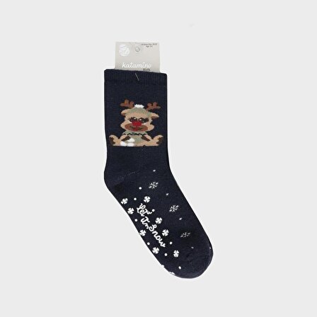 Katamino Snowlet Abs'li Kız Havlu Soket Çorap K25068