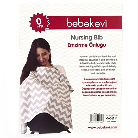 Bebekevi Emzirme Önlüğü 97x64 Cm 0+ Ay 732