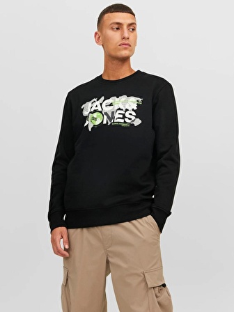 JACK&JONES 12240211 JACK&JONES YAZILI BASKILI SWEAT